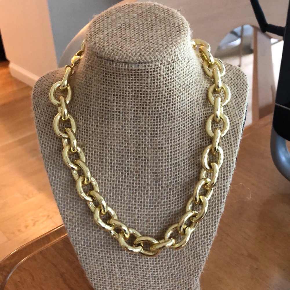 Gold Link Chain Necklace